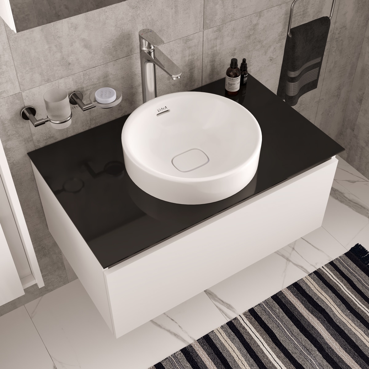 Смеситель для раковины VitrA Flow Soft (Флоу Софт) A43010EXP однорычажный хром латунь