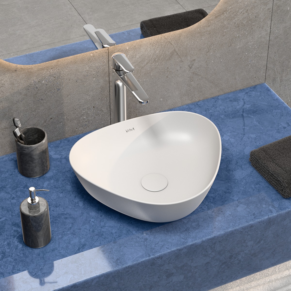 Смеситель для раковины VitrA Root Round (Рут Раунд) A42707EXP однорычажный хром латунь