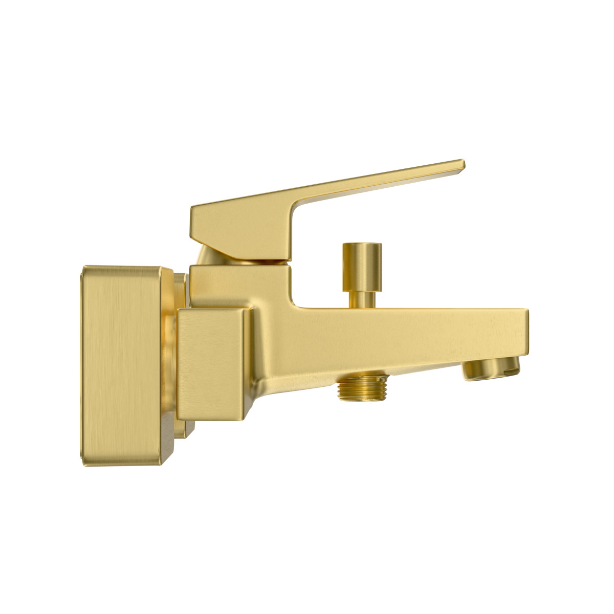 Настенный смеситель для ванны VitrA Minimax Square A4352025EXP однорычажный брашированное золото латунь