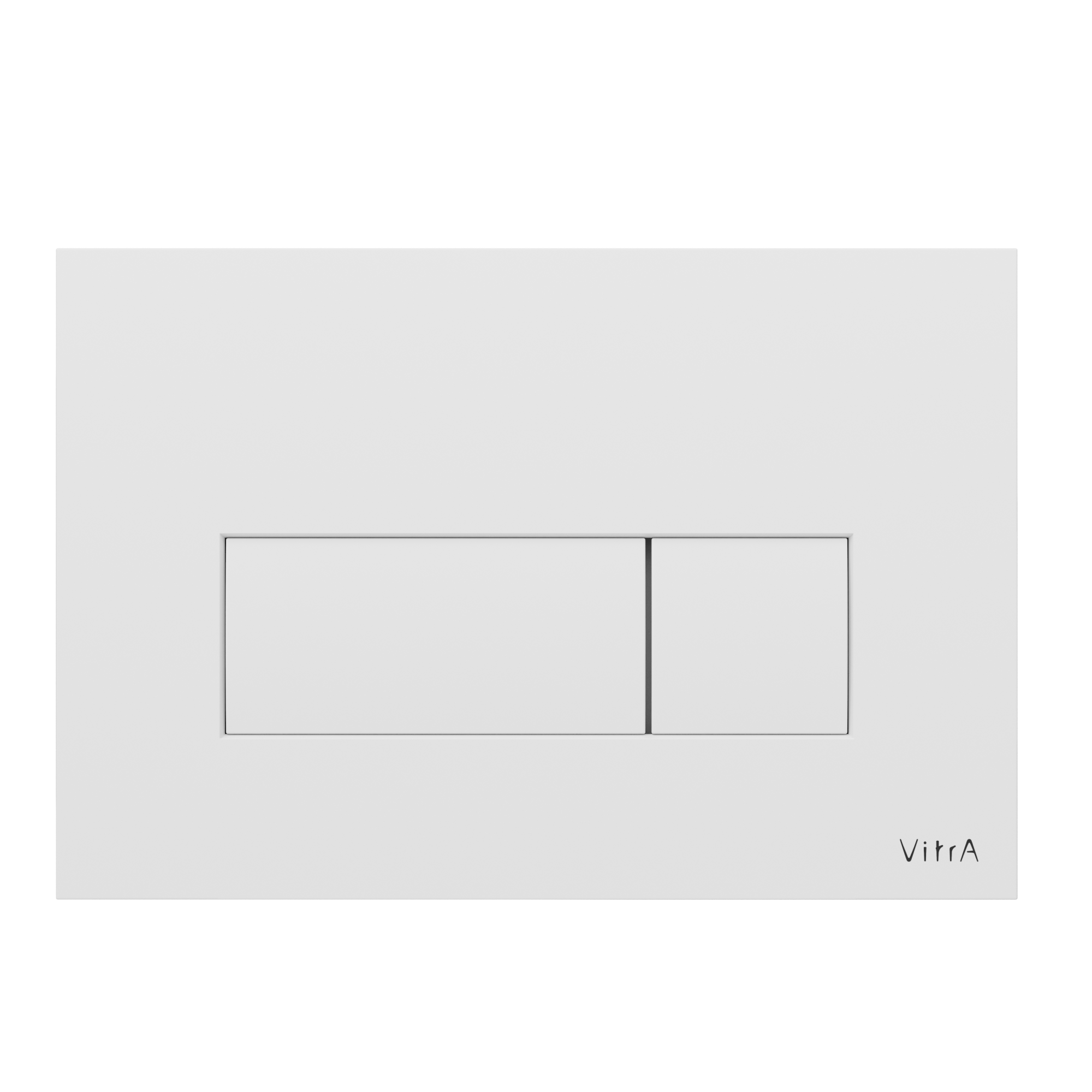 Кнопка смыва для инсталляции VitrA Root Square 740-2300 глянцевая белая двойный смыв