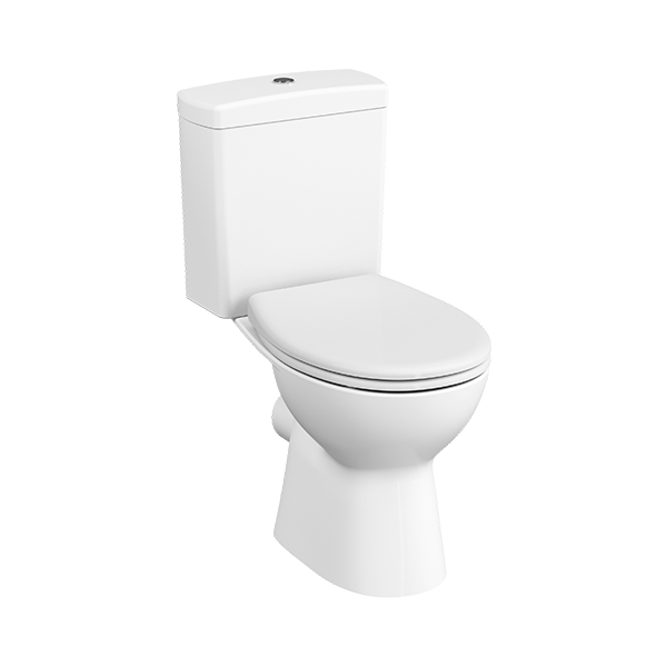 Унитаз-компакт напольный VitrA S10 9864B003-7201 с сиденьем без микролифта белый санитарный фарфор антибактериальное покрытие Hygiene