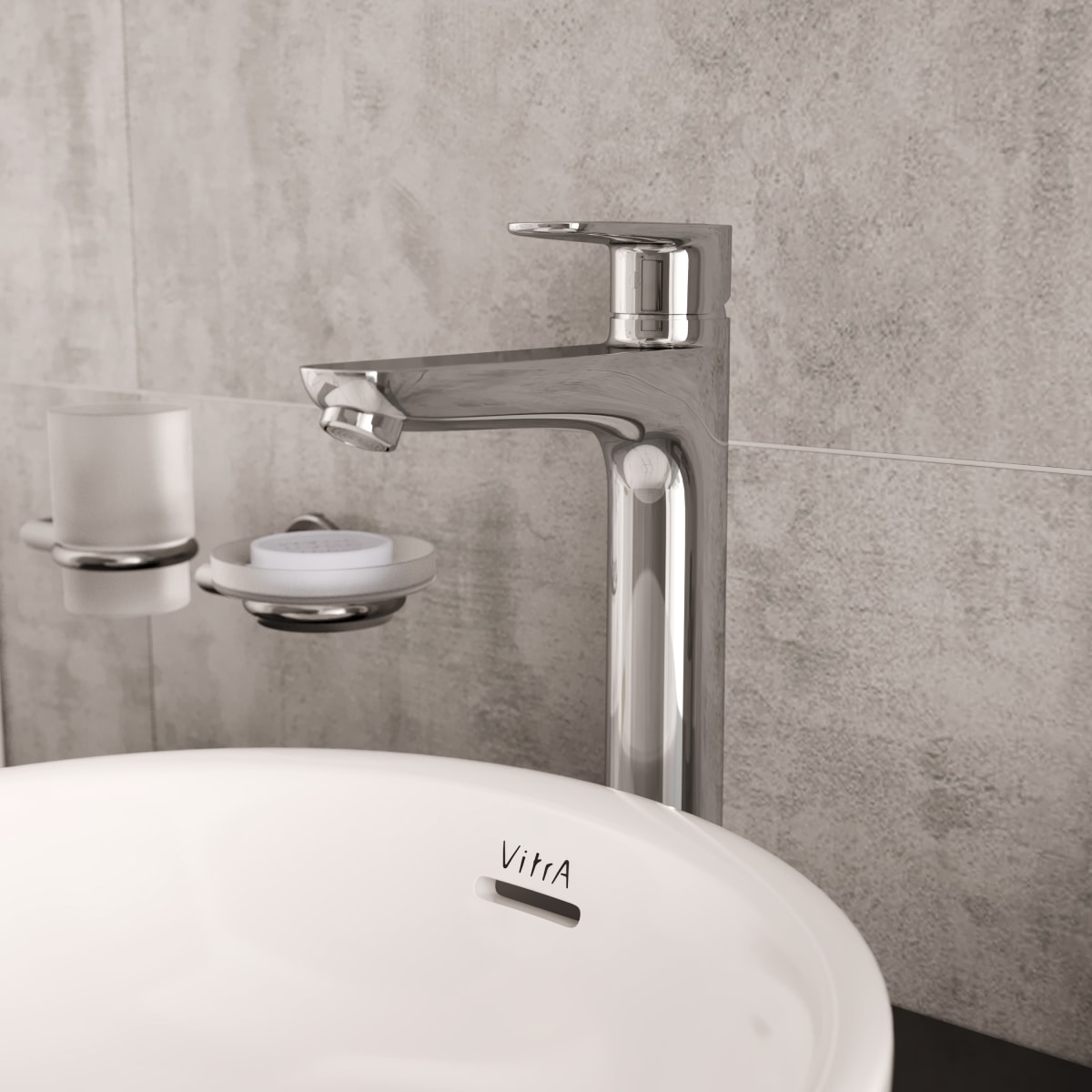 Смеситель для раковины VitrA Flow Soft (Флоу Софт) A43010EXP однорычажный хром латунь