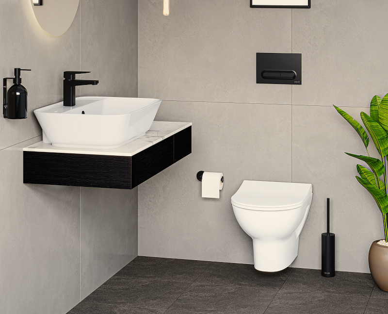 Комплект Vitra Zentrum Инсталяция VitrA V12 с подвесным унитазом Vitra Zentrum и клавиша смыва