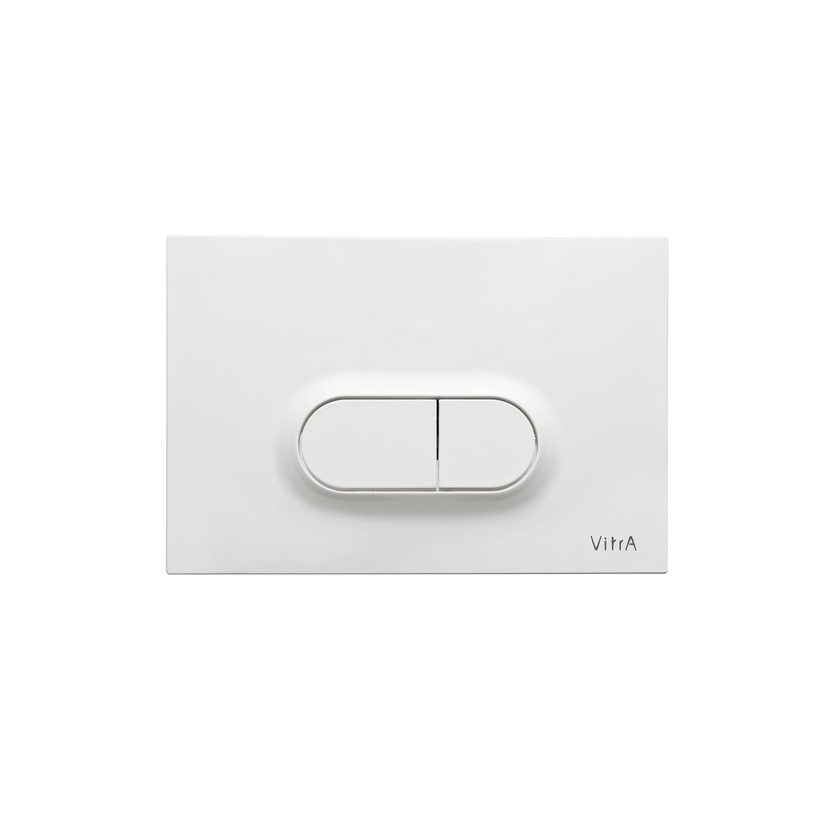 Кнопка смыва для инсталляции VitrA Loop O 740-0500 глянцевая белая двойный смыв