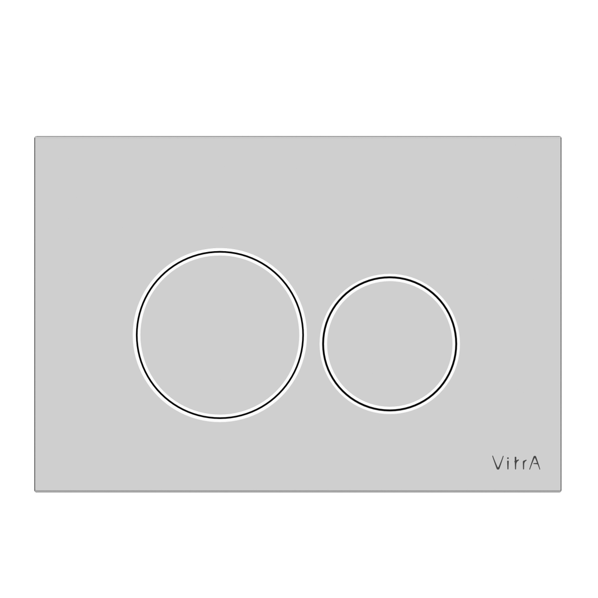 Кнопка смыва для инсталляции VitrA Origin 740-2480 глянцевая хром двойный смыв