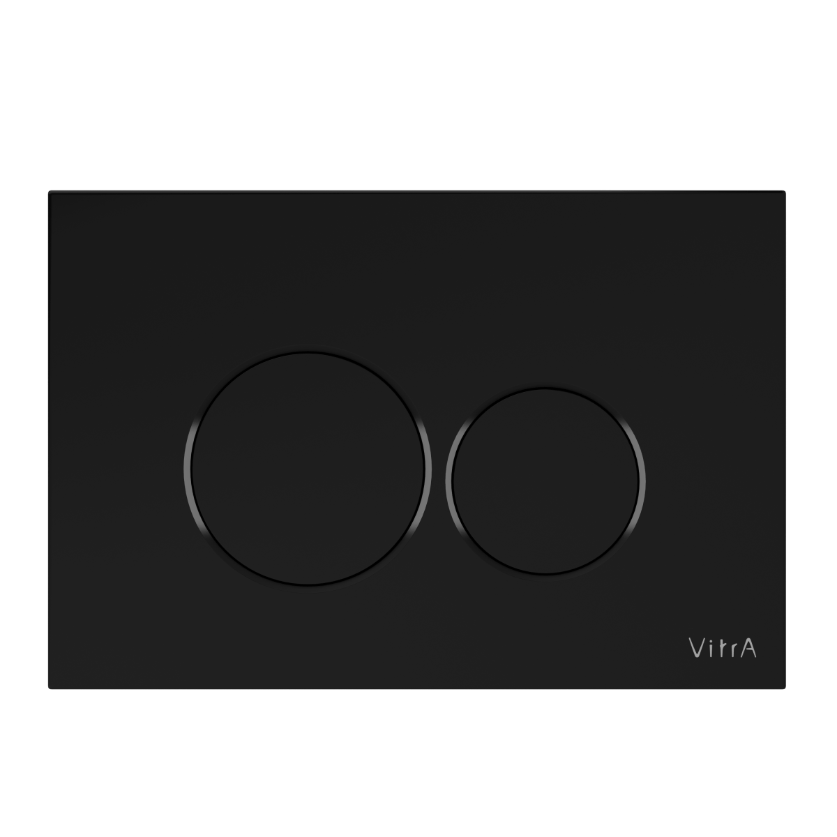 Кнопка смыва для инсталляции VitrA Origin 740-2450 глянцевая черная двойный смыв