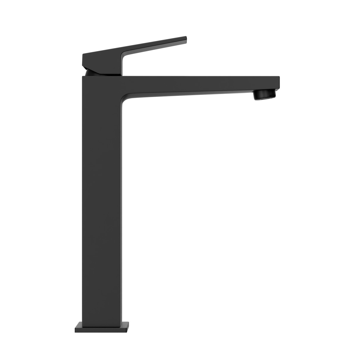 Смеситель для раковины-чаши VitrA Minimax Square A4372436EXP однорычажный матовый черный латунь