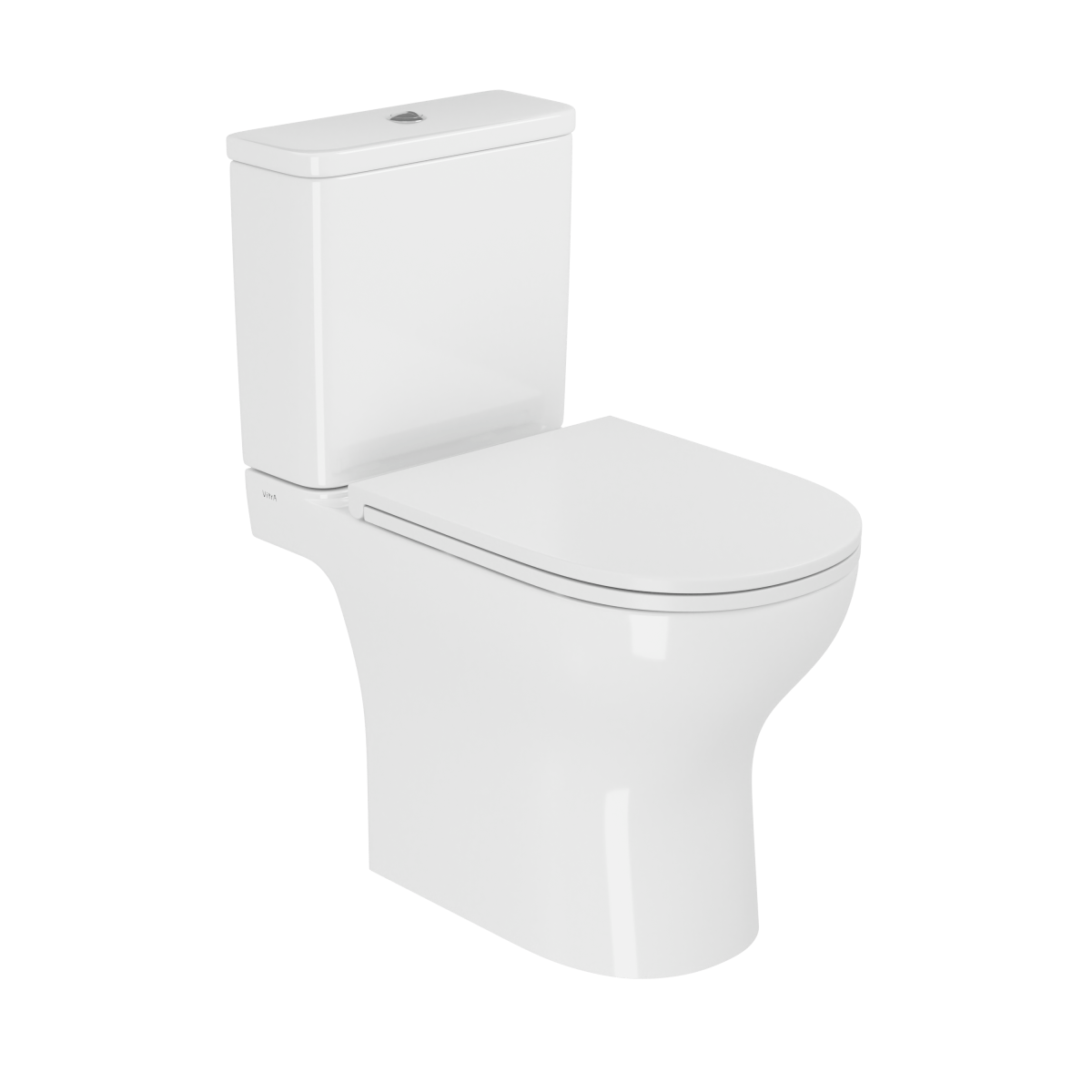 Унитаз-компакт напольный VitrA M50 9889B003-7200 безободковый VortexFlush с сиденьем микролифт белый санитарный фарфор