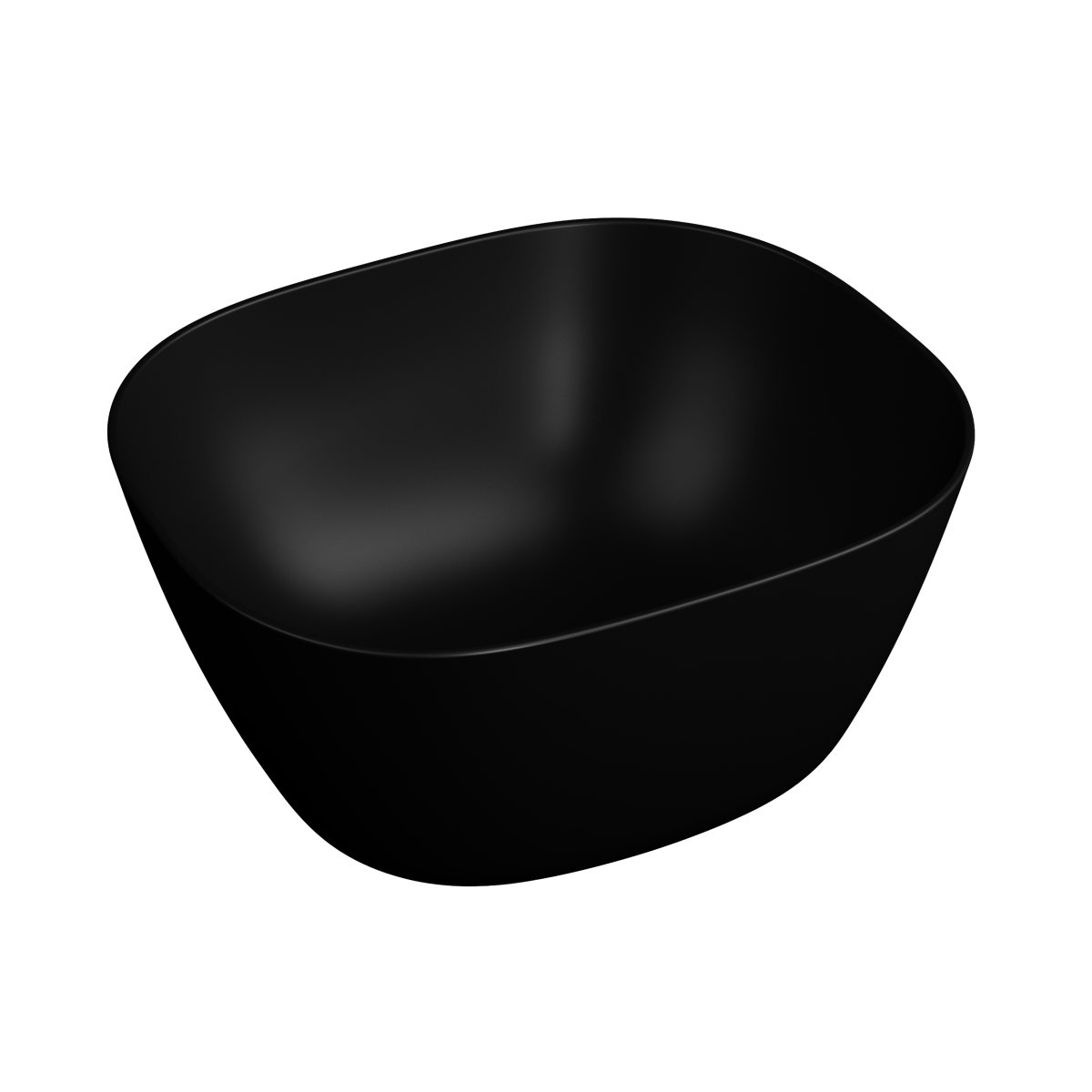 Раковина чаша VitrA Plural 7811B483-0016 45 x 38 см накладная матовая черная антибактериальное покрытие Hygiene + Clean