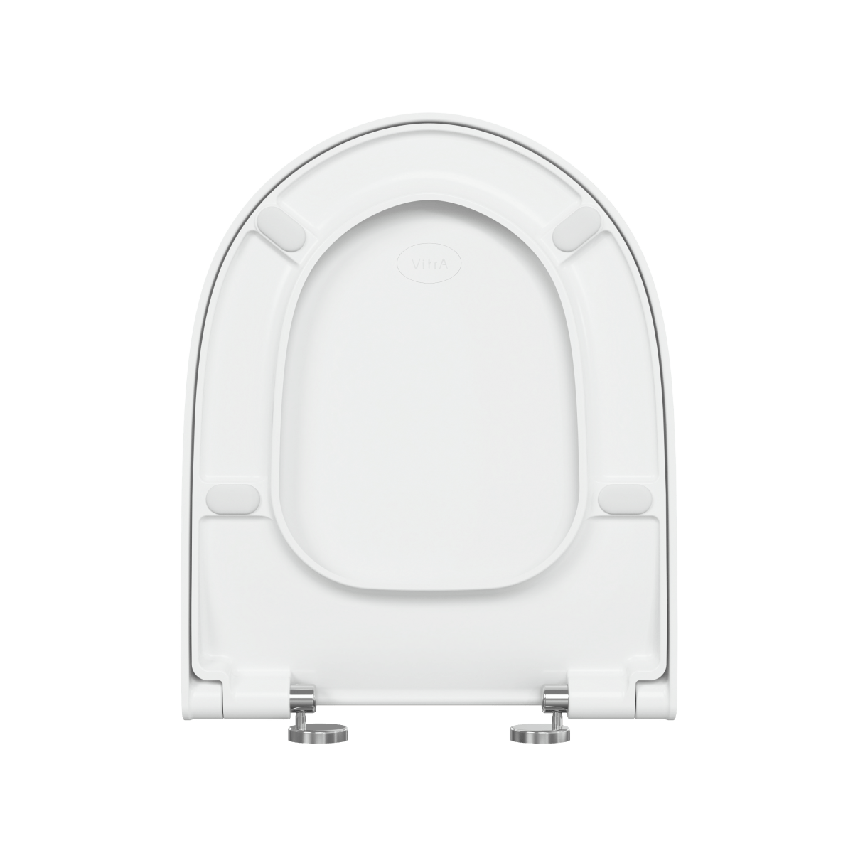 Сиденье для унитаза VitrA Integra (Интегра) 131-003-009, круглое белое дюропласт, с микролифтом