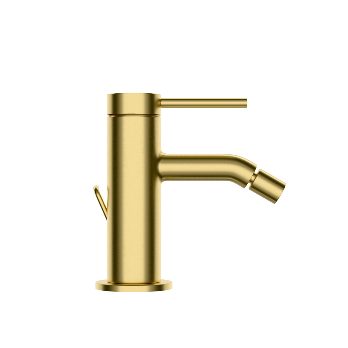 Смеситель для биде VitrA Minimax Round A4353625EXP однорычажный брашированное золото латунь