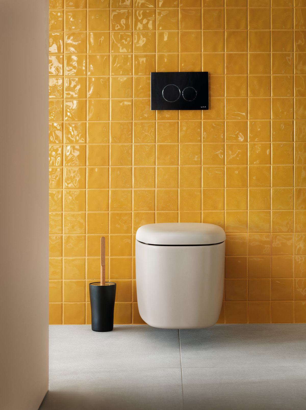 Кнопка смыва для инсталляции VitrA Origin 740-1601 черная двойной смыв