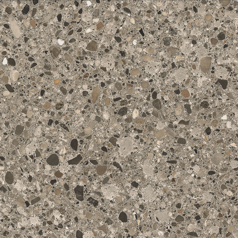 плитка Cementmix Крупный Терраццо Темный Греж