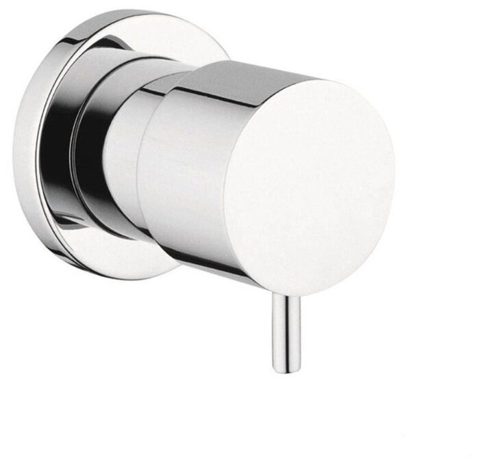 Запорный кран Ilia встраиваемый, хром