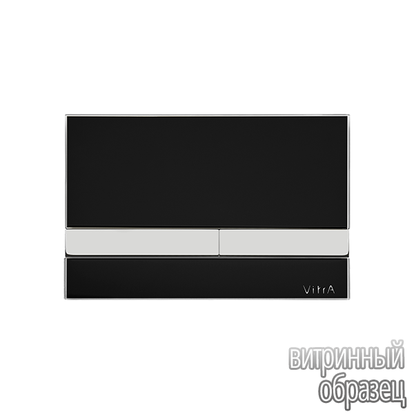 Кнопка смыва VitrA Select, стекло, цвет Глянцевый Черный