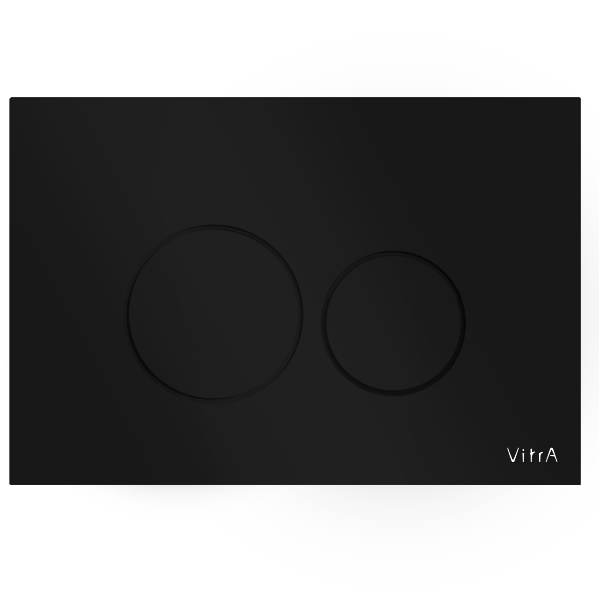 Кнопка смыва для инсталляции VitrA Origin 740-1601 черная двойной смыв