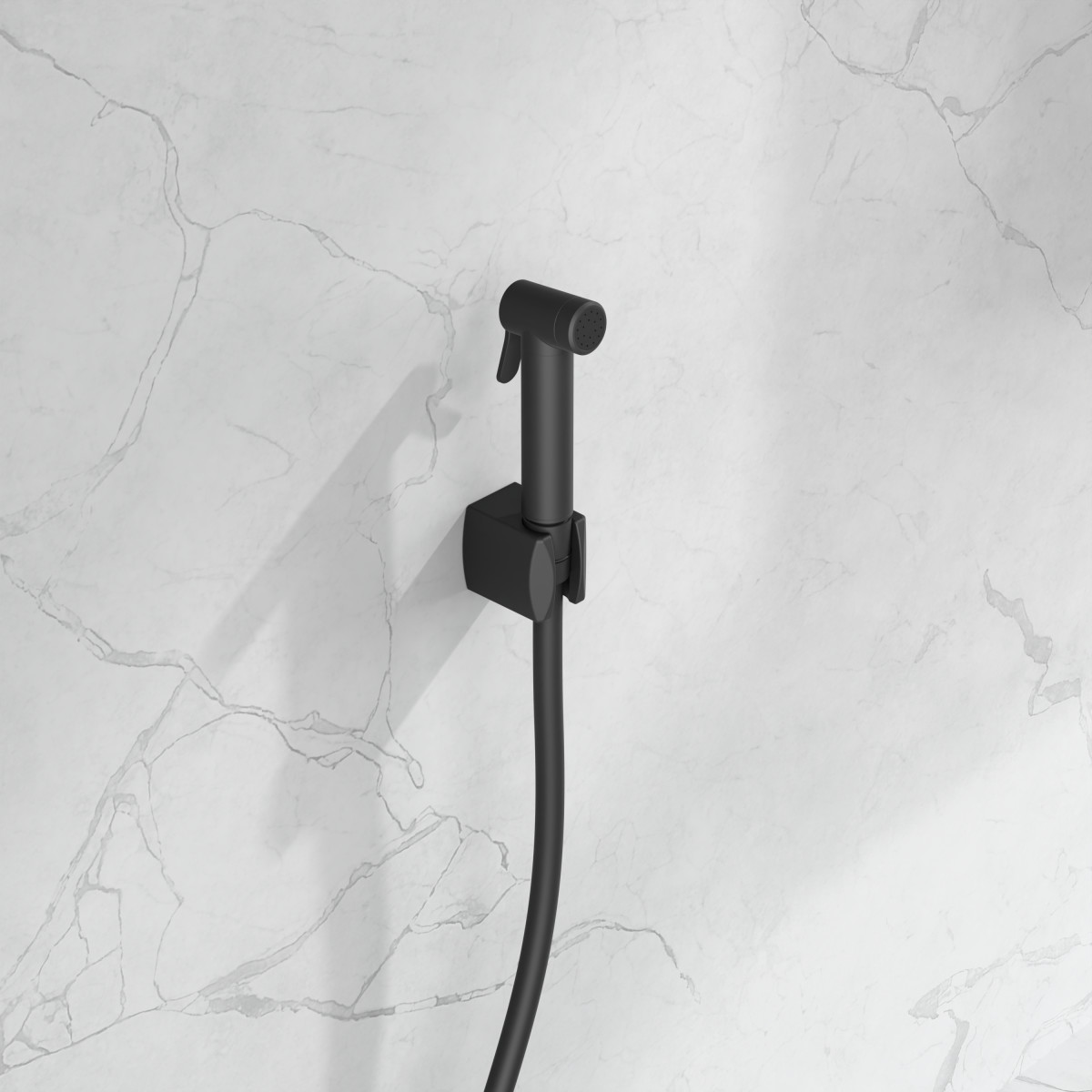 Гигиенический душ A4574736 VitrA без смесителя матовый черный латунь