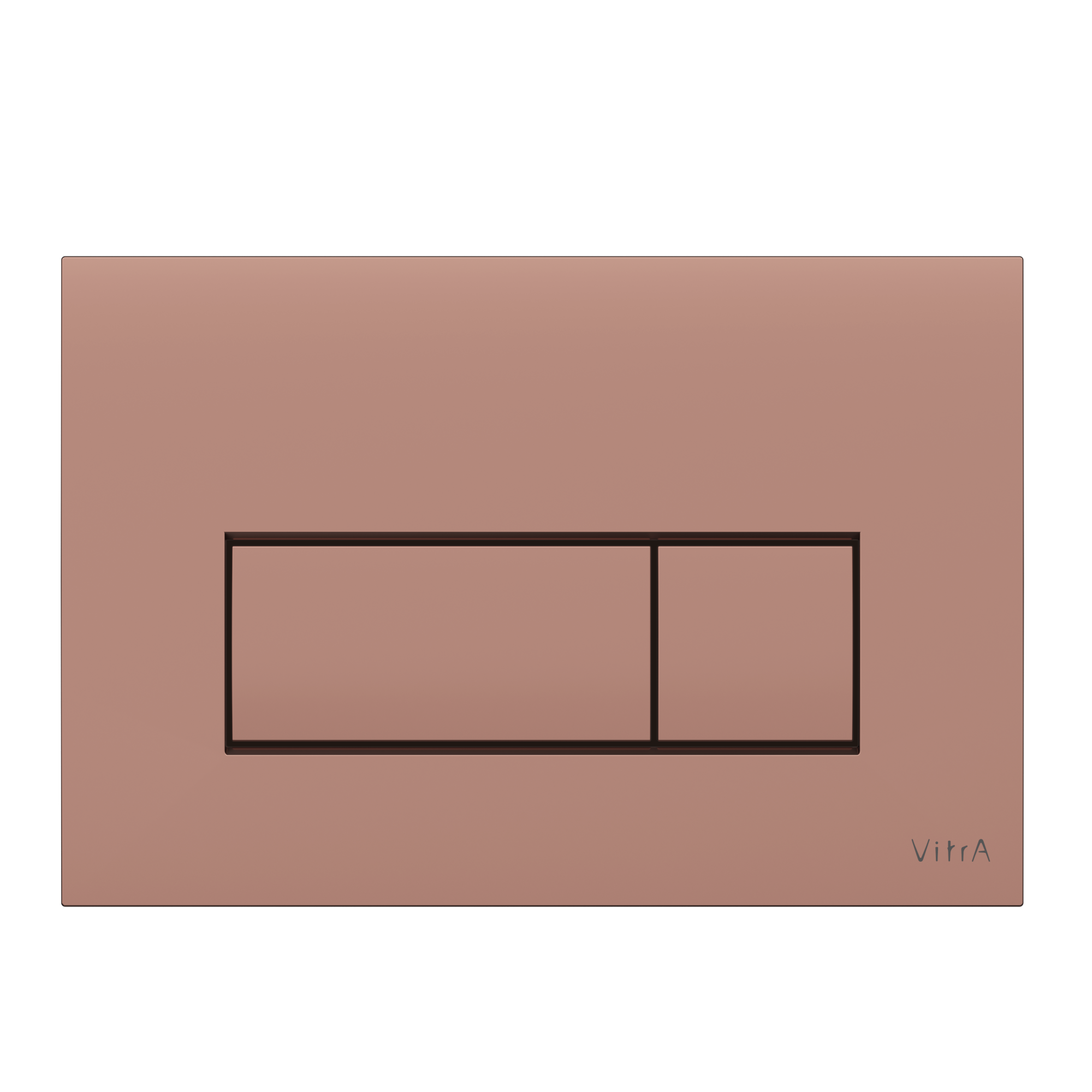 Кнопка смыва для инсталляции VitrA Root Square 740-2340 мягкая медь глянец двойный смыв