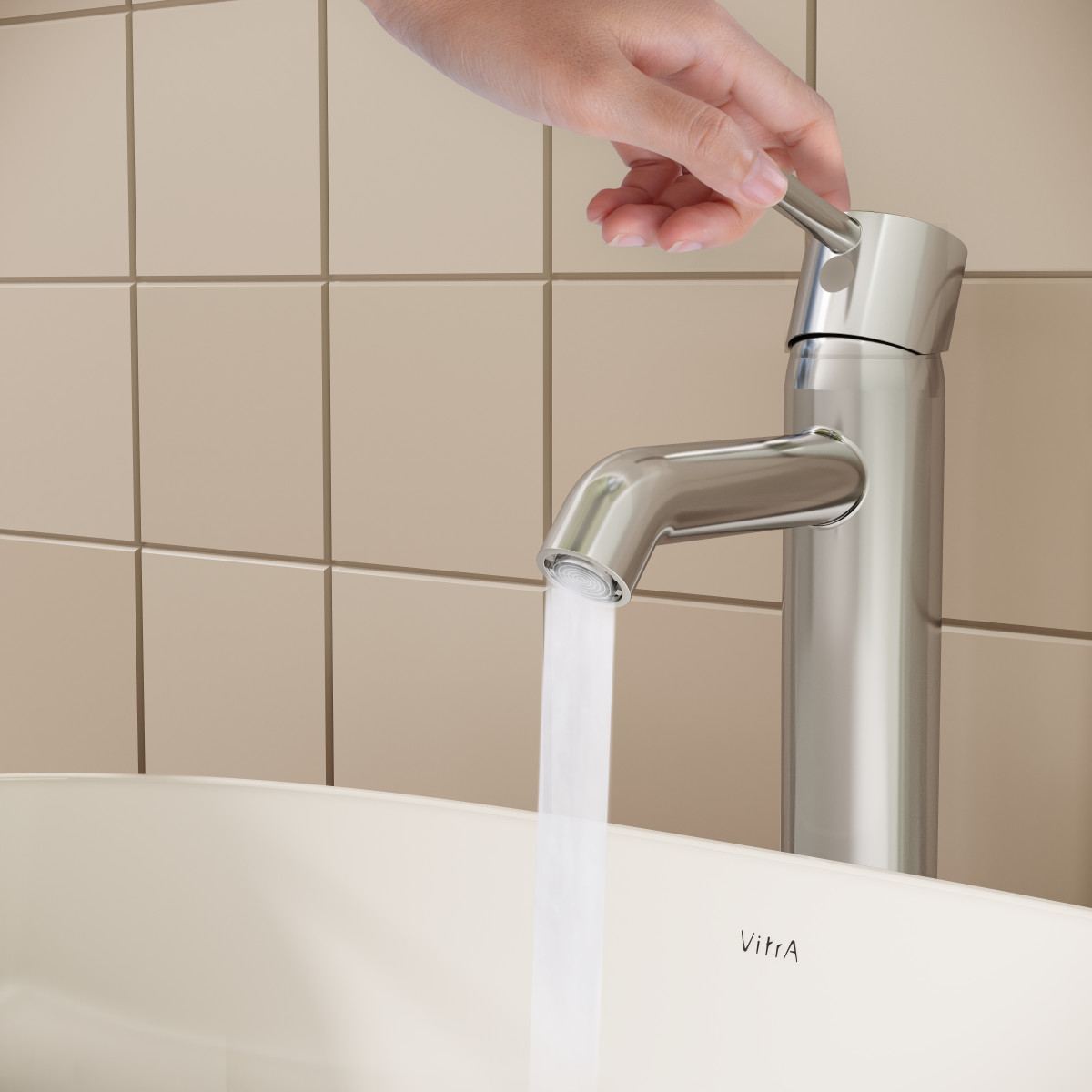 Смеситель для раковины VitrA Minimax S A41990EXP однорычажный хром латунь