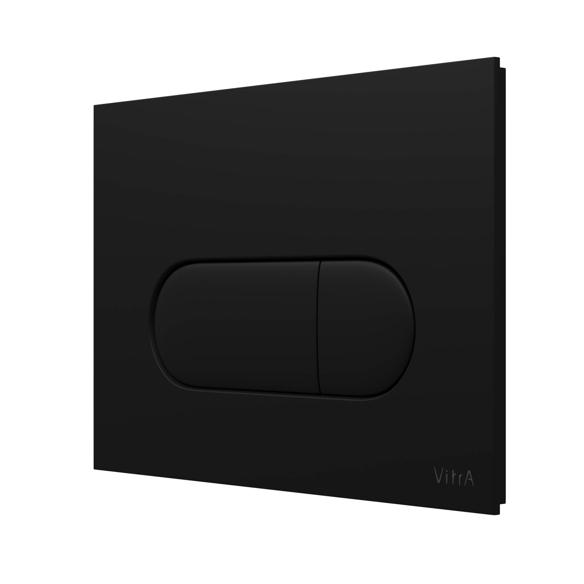 Кнопка смыва для инсталляции VitrA Root Round 740-2211 матовая черная двойный смыв
