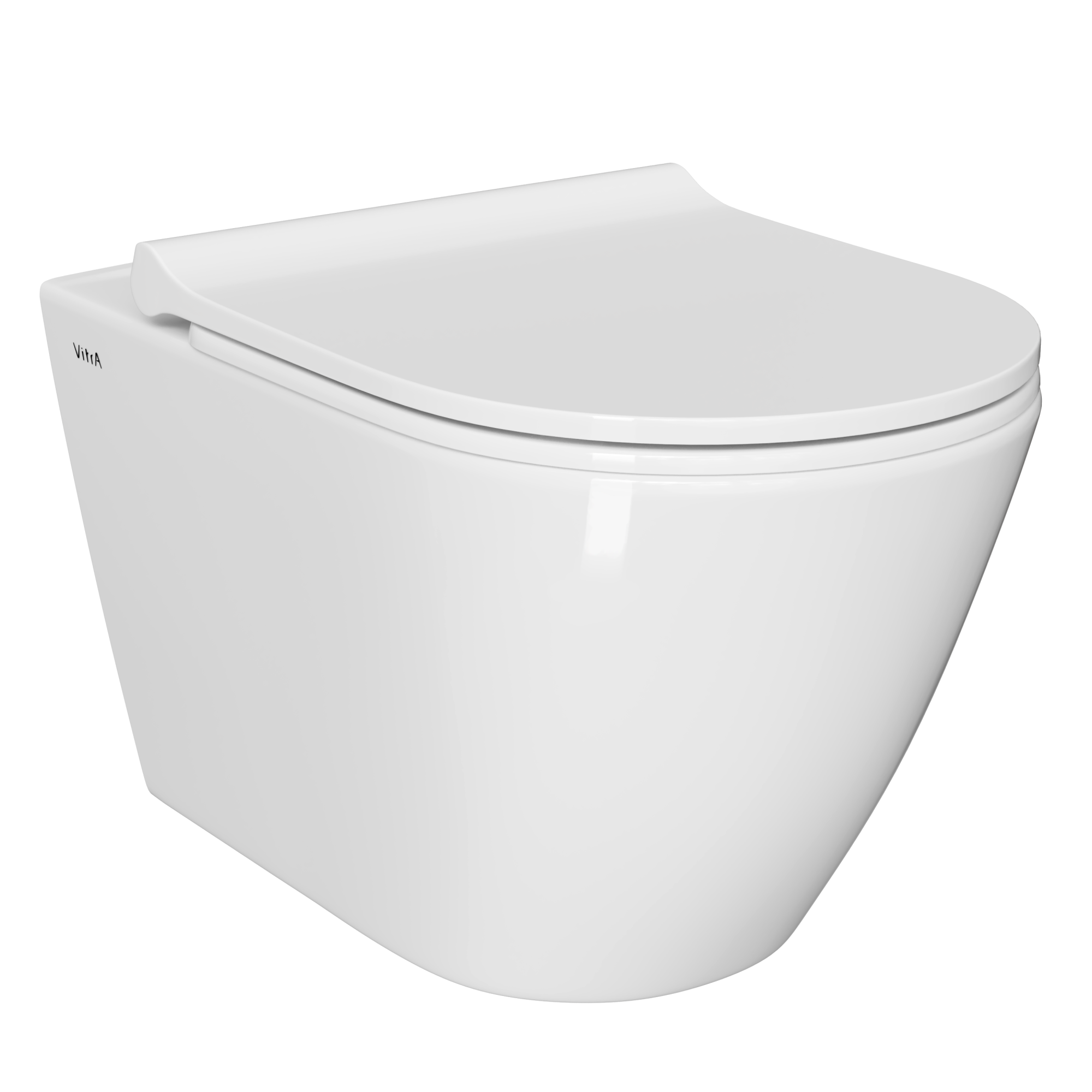 Подвесной унитаз VitrA Sanibelle 7551B003-0075 безободковый SmoothFlush белый санитарный фарфор антибактериальное покрытие Hygiene