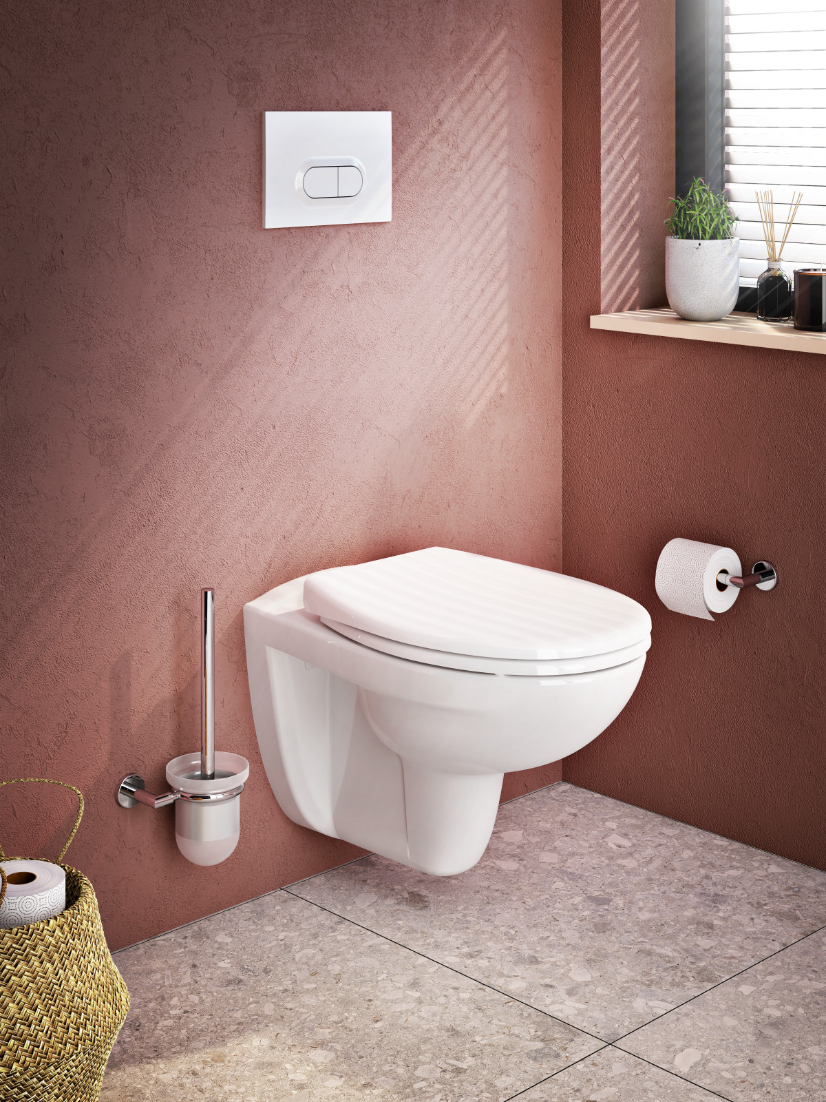 Кнопка смыва для инсталляции VitrA Loop O 740-0500 глянцевая белая двойный смыв