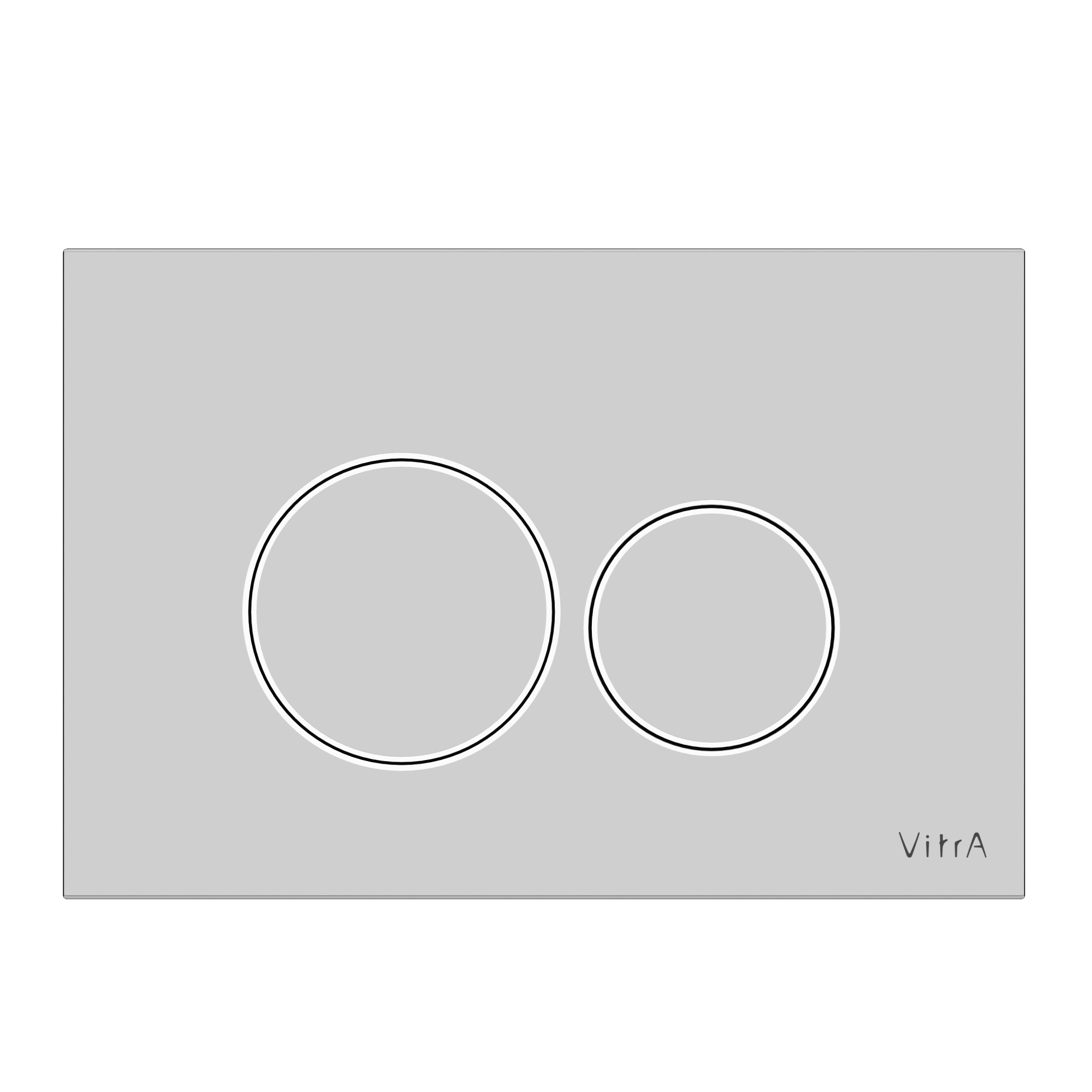 Кнопка смыва для инсталляции VitrA Origin 740-2480 глянцевая хром двойный смыв