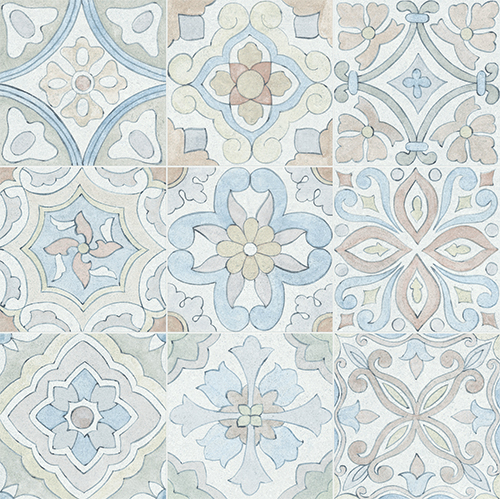 60x60 Newcon Пэчворк Декор xолодная Гамма Матовый R10A