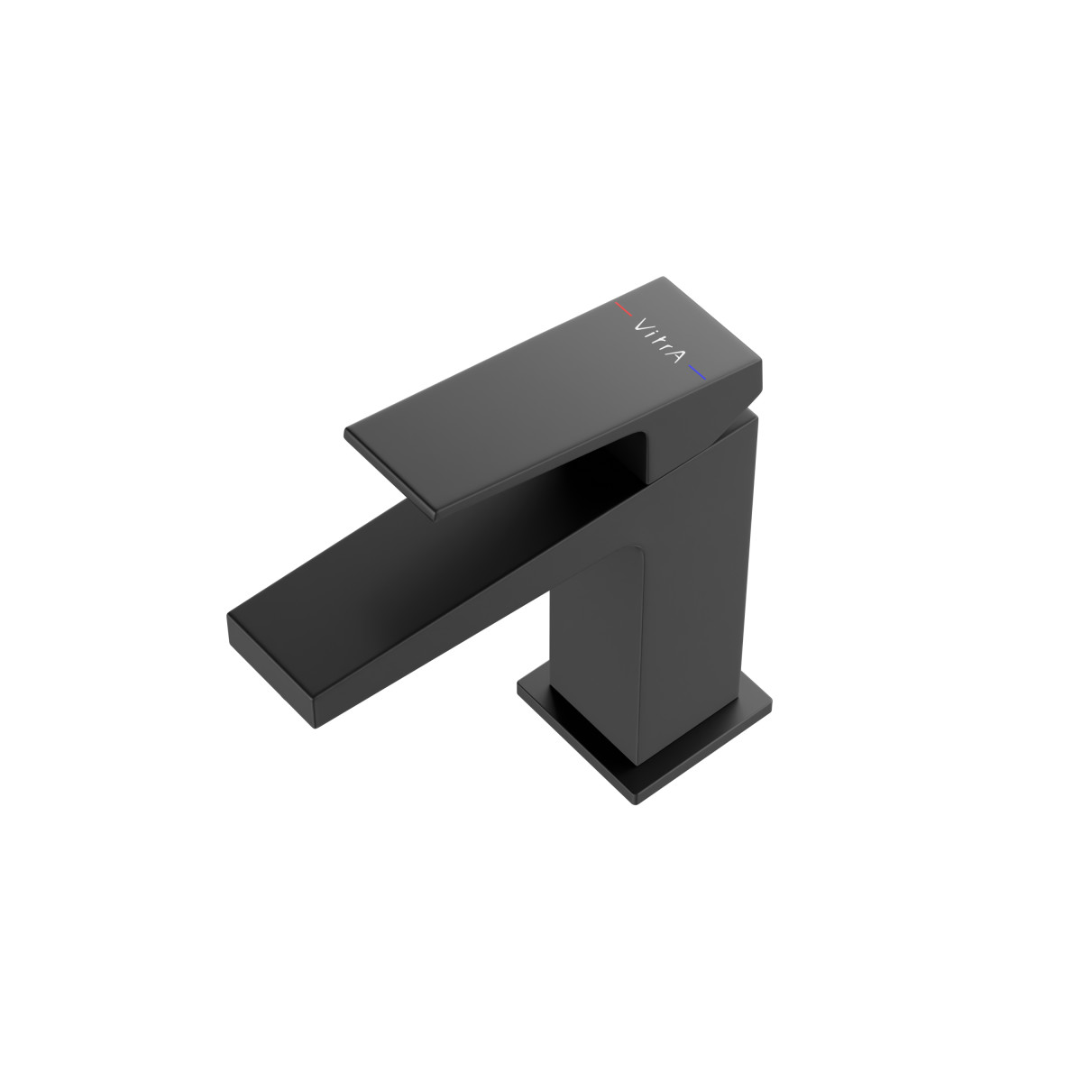 Смеситель для раковины VitrA Minimax Square A4372036EXP однорычажный матовый черный латунь