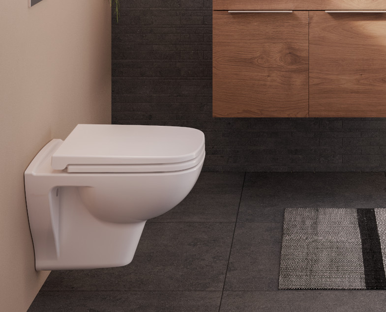 Комплект подвесного унитаза S20 с инсталляцией и кнопкой, сиденье микролифт