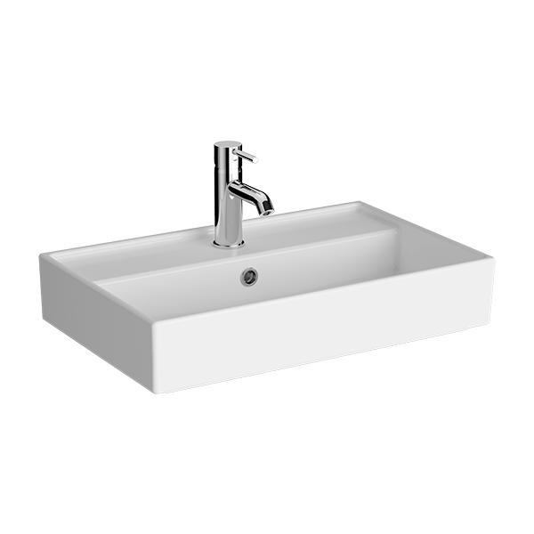 Раковина VitrA ArchiPlan 7401B003-0001 60 x 38 см белая антибактериальное покрытие Hygiene