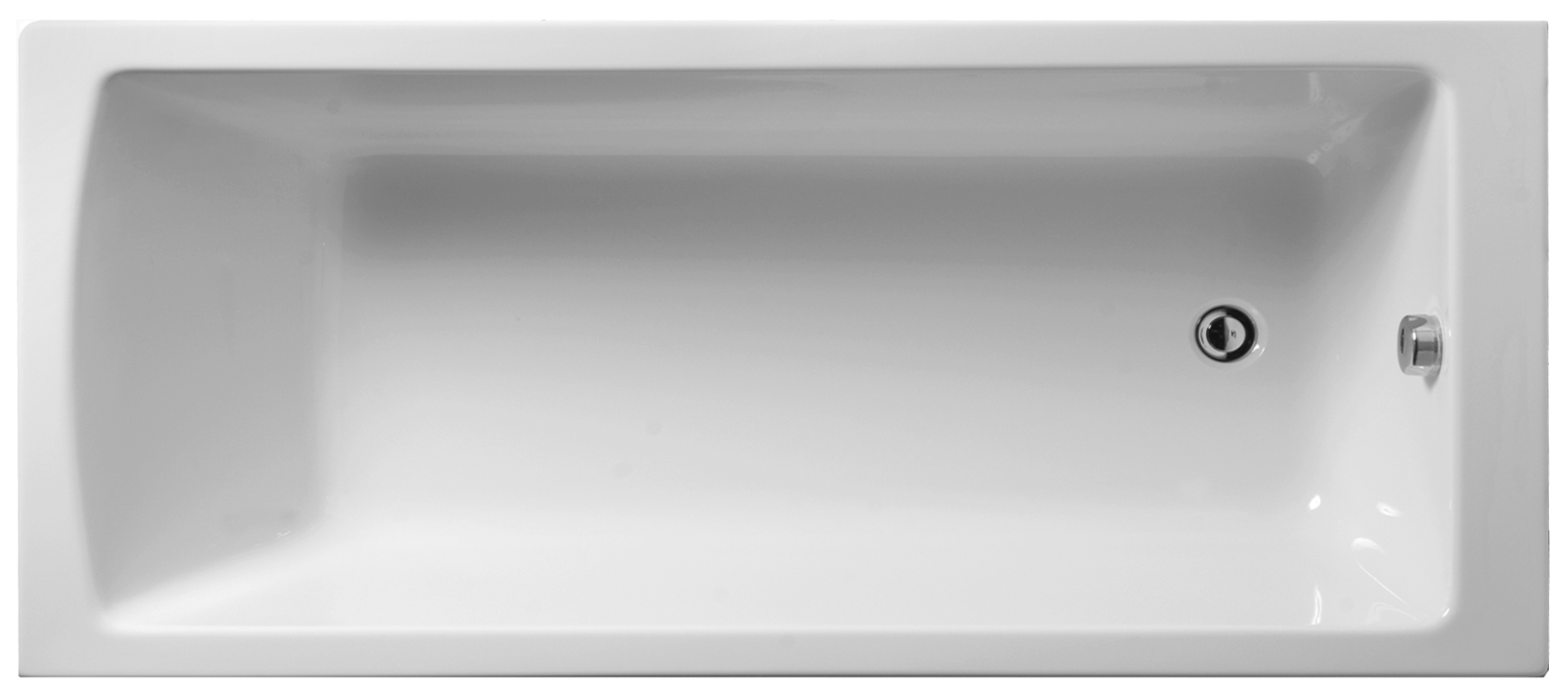 Ванна VitrA Neon 55840001000 180 x 80 см акриловая прямоугольная белая