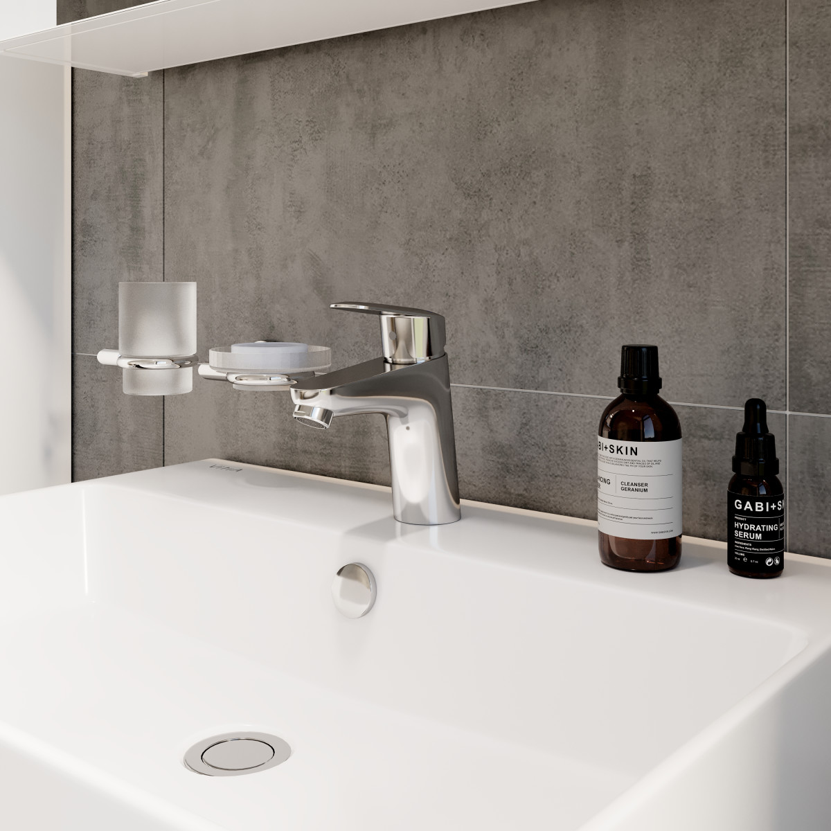 Смеситель для раковины VitrA Flow Round A42923EXP1 однорычажный хром латунь