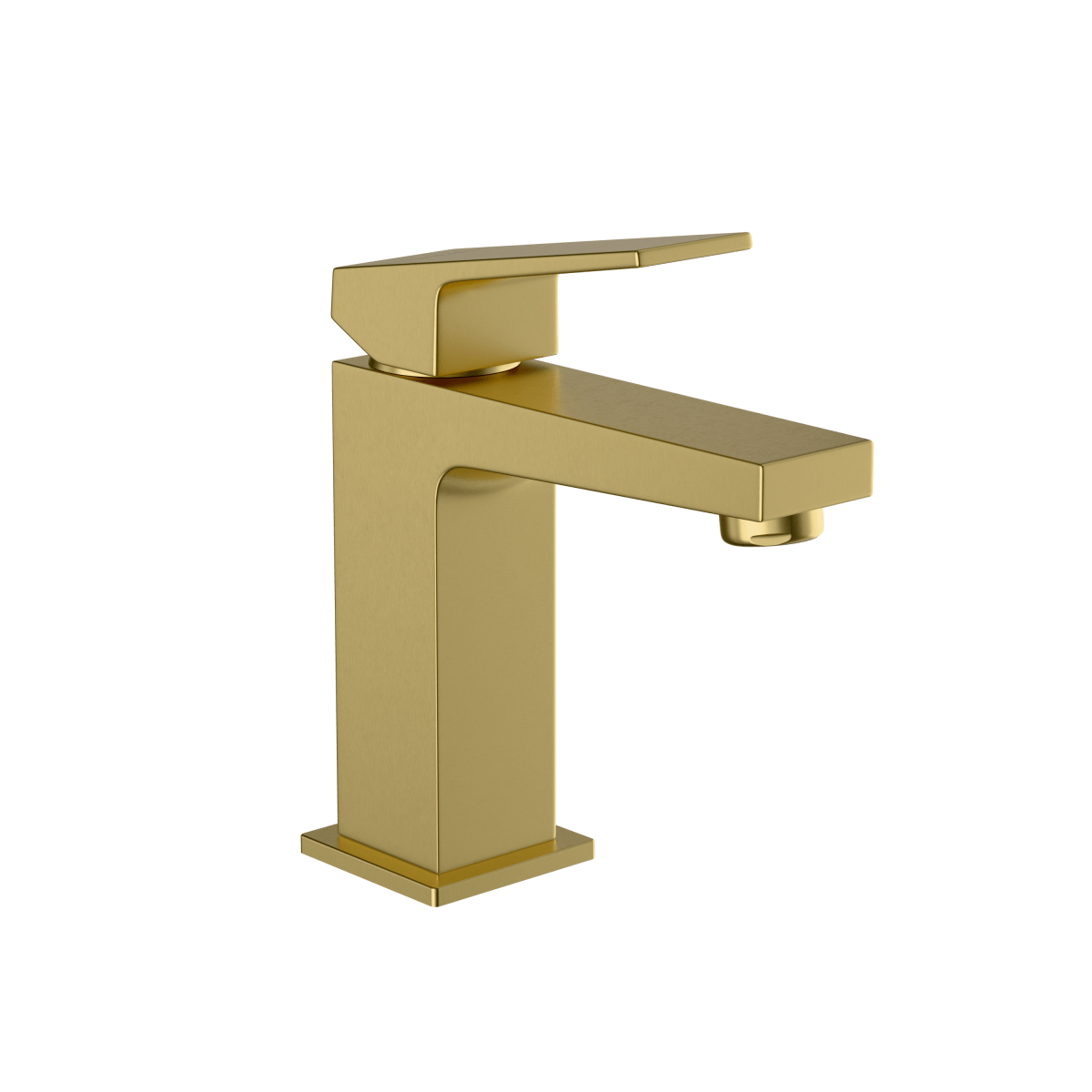 Смеситель для раковины VitrA Minimax Square A4372025EXP однорычажный брашированное золото латунь