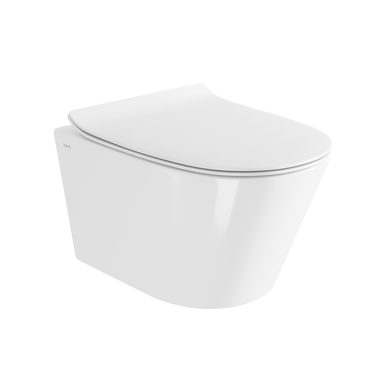 Подвесной унитаз VitrA M50 8302B003-6404 безободковый VortexFlush с сиденьем микролифт дюропласт белый санитарный фарфор