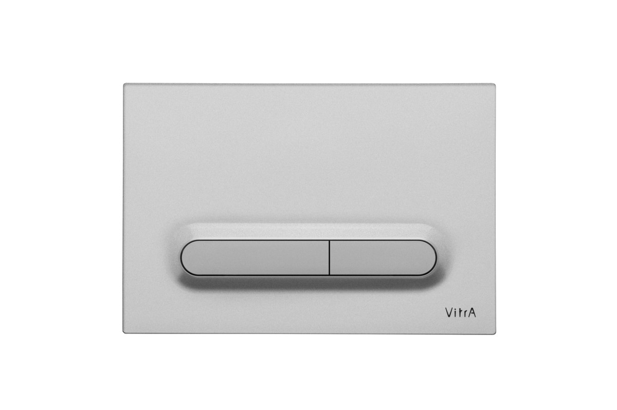 Инсталляция с унитазом VitrA Metropole (Метрополь) 9820B003-7201 комплект 4 в 1 с сиденьем микролифт безободковый цвет клавиши матовый хром