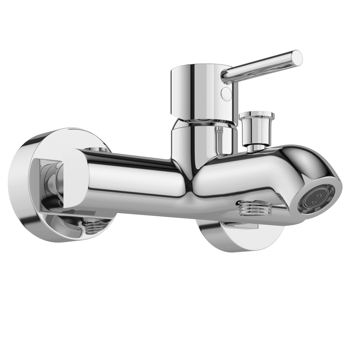 Смеситель настенный VitrA Minimax S (Минимакс С) A41994EXP для ванны однорычажный хром латунь