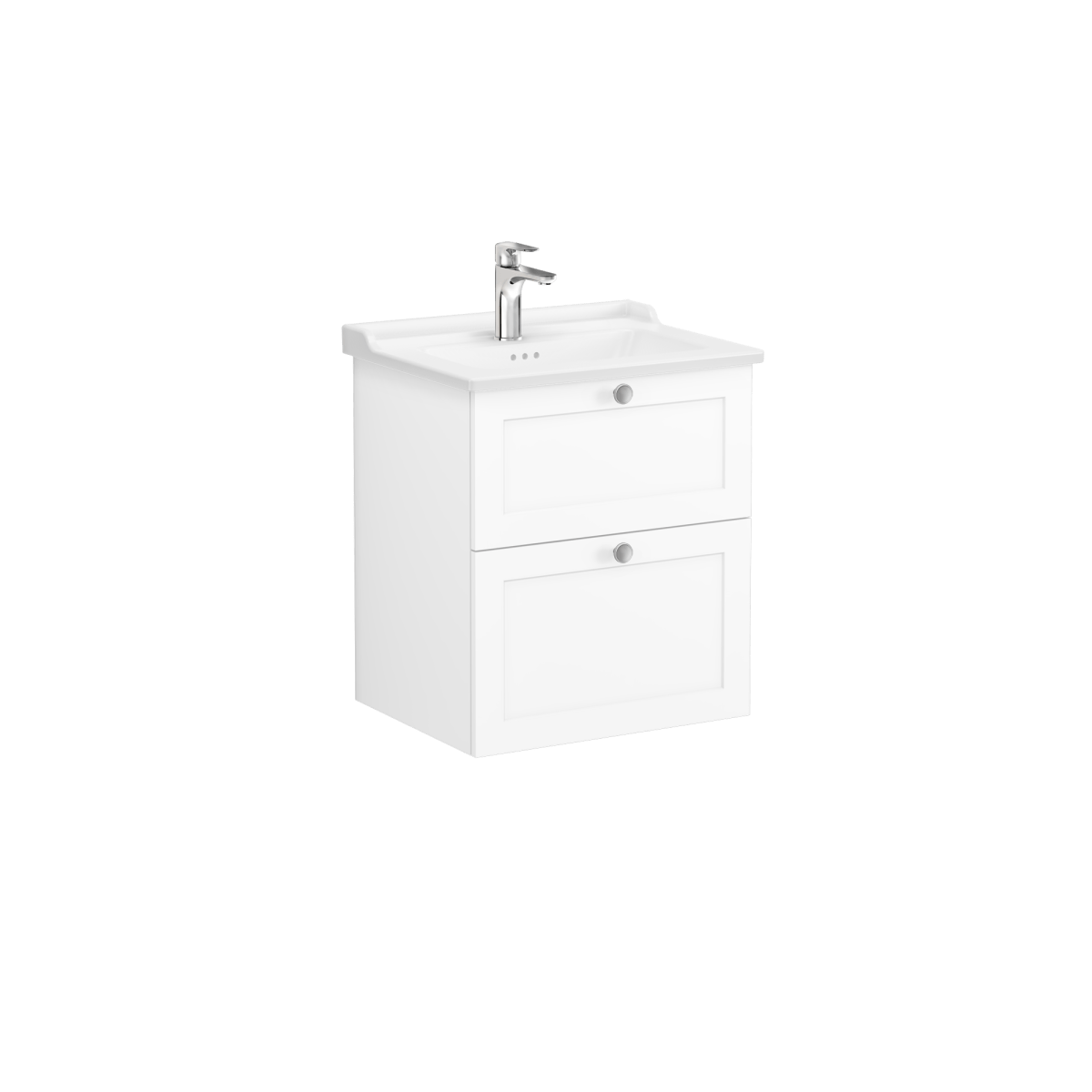 Тумба с раковиной для ванной VitrA Root (Рут) Classic (Рут Классик) 68848 60 см матовая белая МДФ