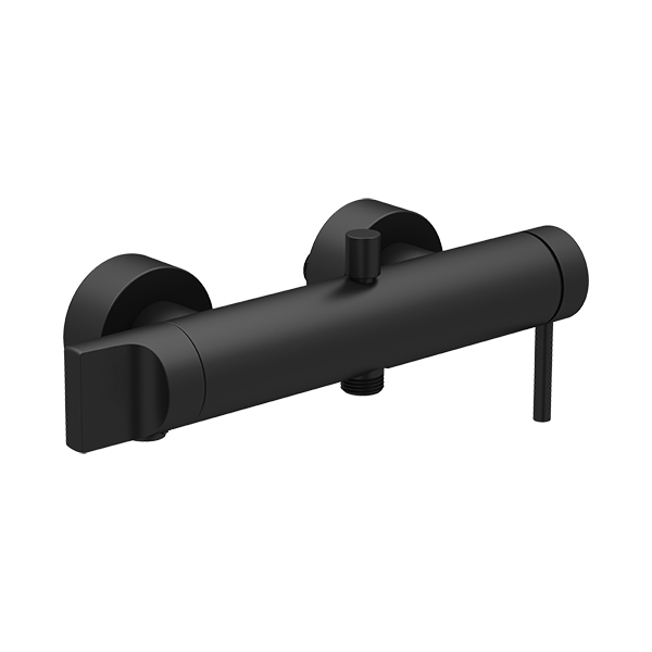 Смеситель настенный VitrA Origin A4261936WTC для ванны однорычажный матовый черный латунь