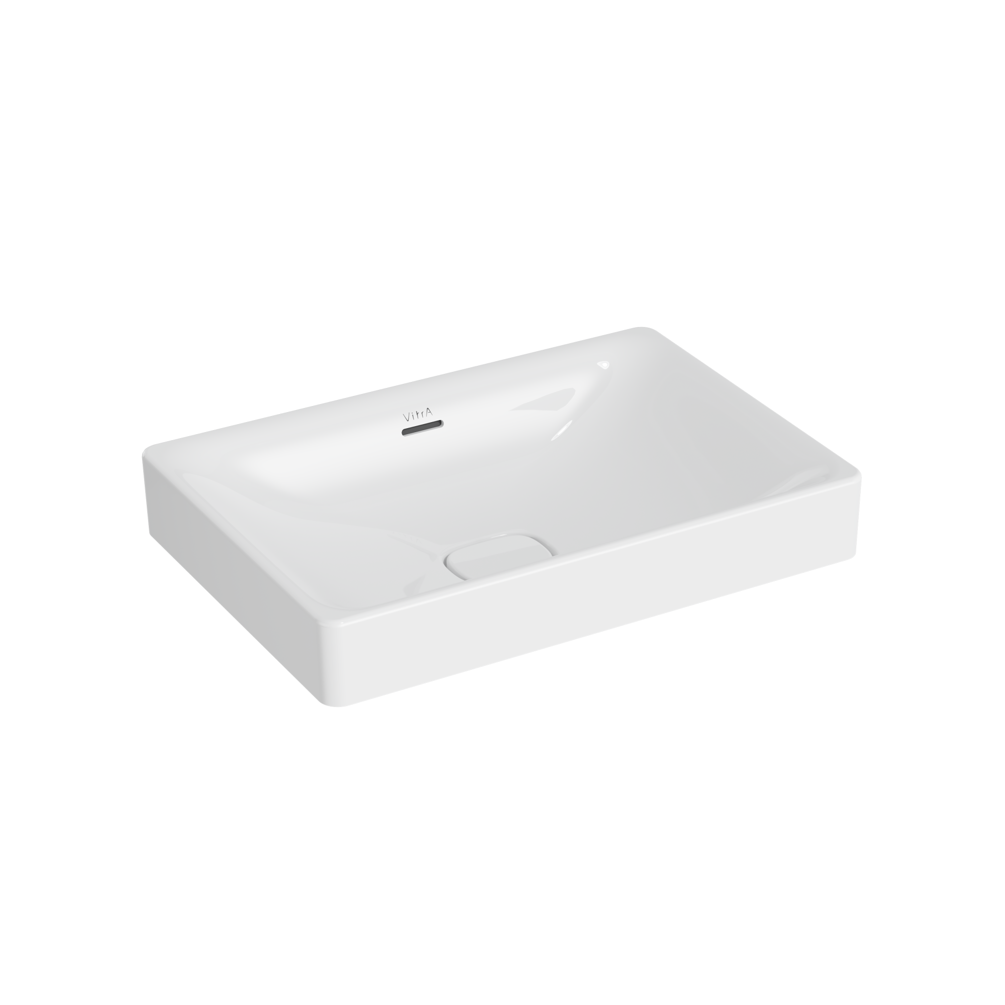 Раковина чаша VitrA Metropole 7535B003-0673 60 x 40 см накладная белая антибактериальное покрытие Hygiene