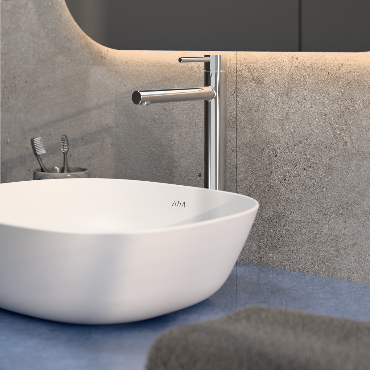 Смеситель для раковины VitrA Origin (Ориджин) A42558, однорычажный, хром