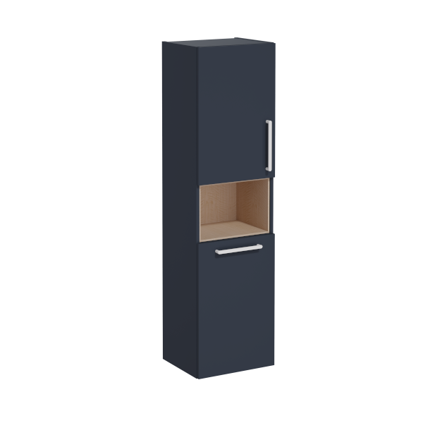 Пенал Root 40 см, левосторонний, матовый темно-синий