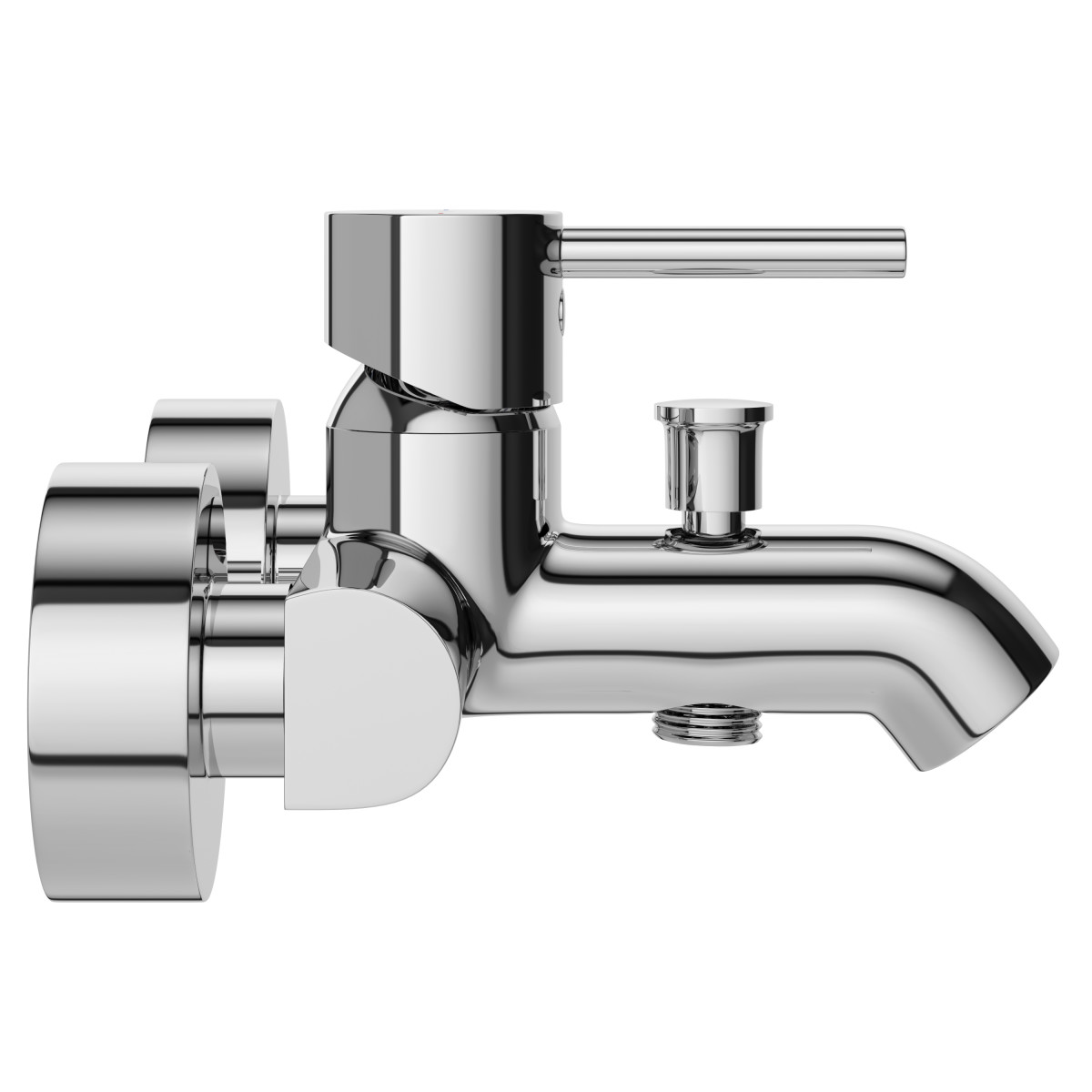 Смеситель настенный VitrA Minimax S A41994EXP для ванны однорычажный хром латунь