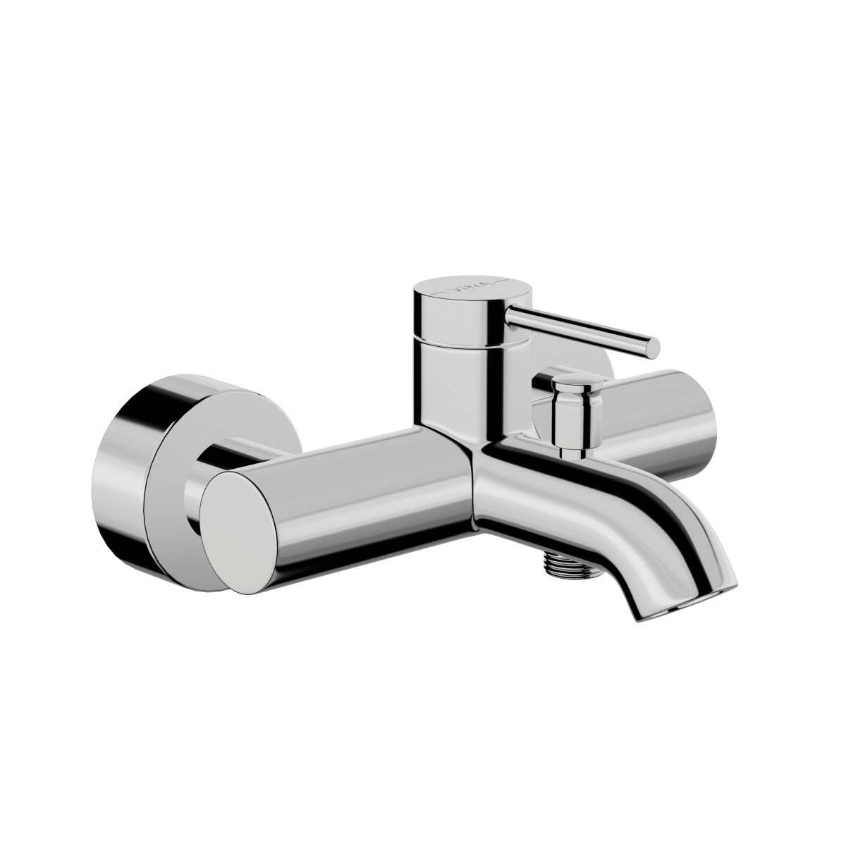 Настенный смеситель для ванны VitrA Minimax Round A43548EXP однорычажный хром латунь