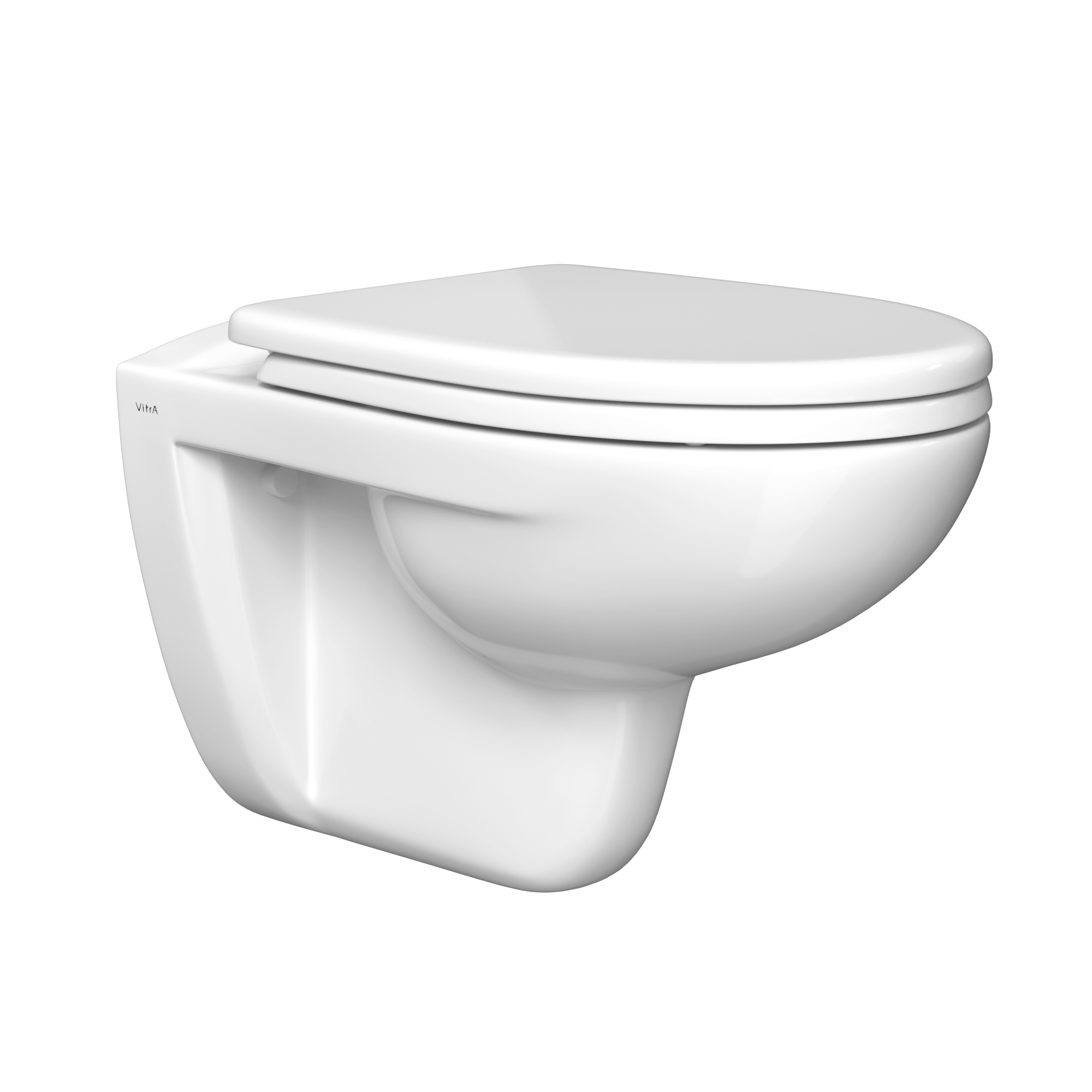 Подвесной унитаз VitrA S10 7855B003-0075 безободковый SpinFlush белый санитарный фарфор антибактериальное покрытие Hygiene