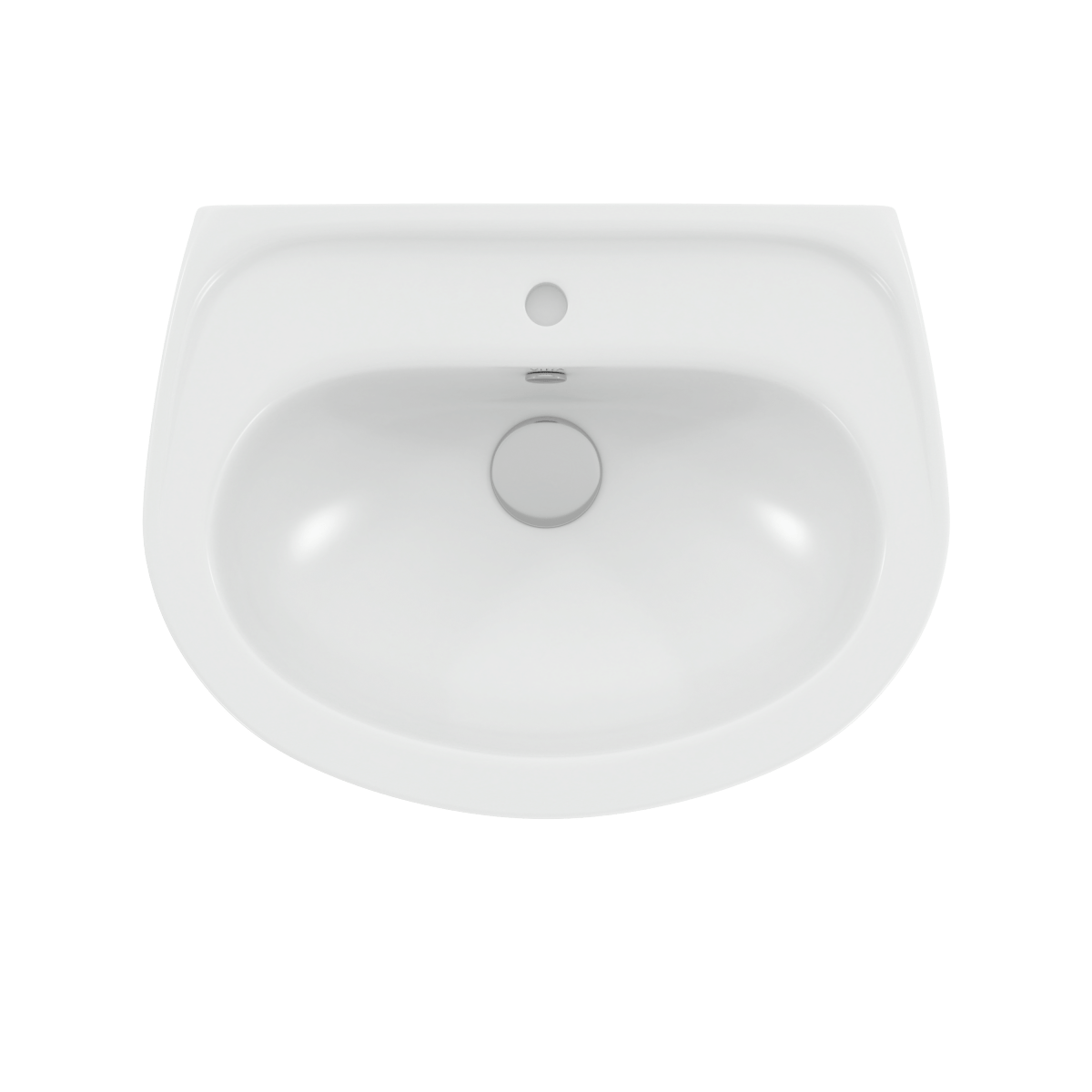 Раковина накладная VitrA Normus (Нормус) 9600B003-7650 55 x 42 см белая антибактериальное покрытие Hygiene (Хайджн)
