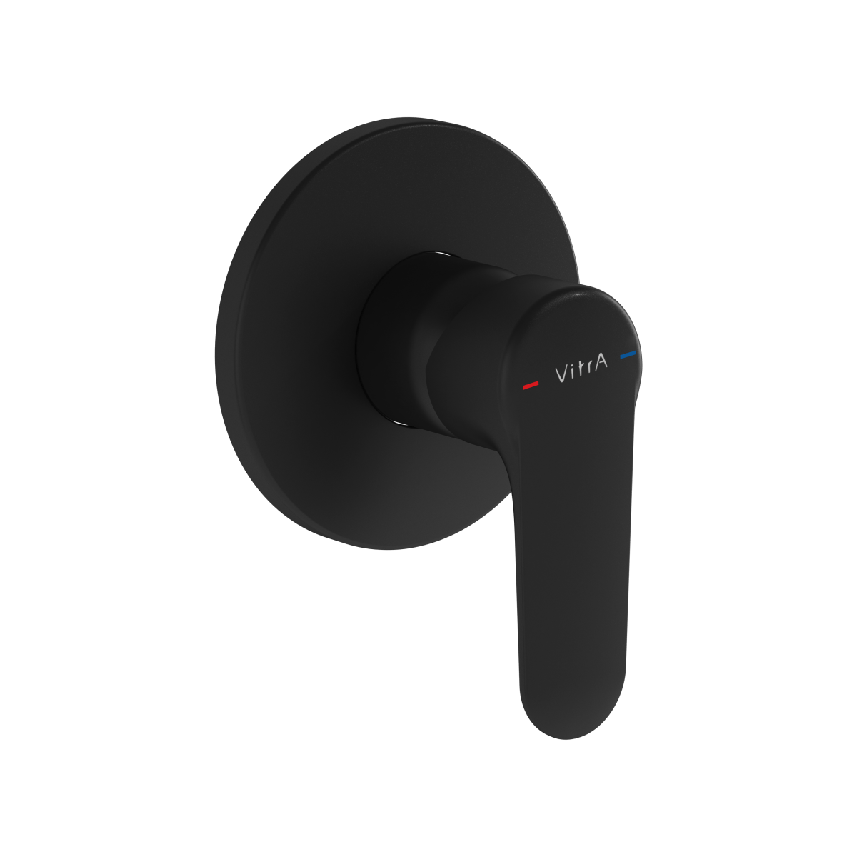 Встраиваемый смеситель для ванны VitrA Root Round A4272836EXP матовый черный