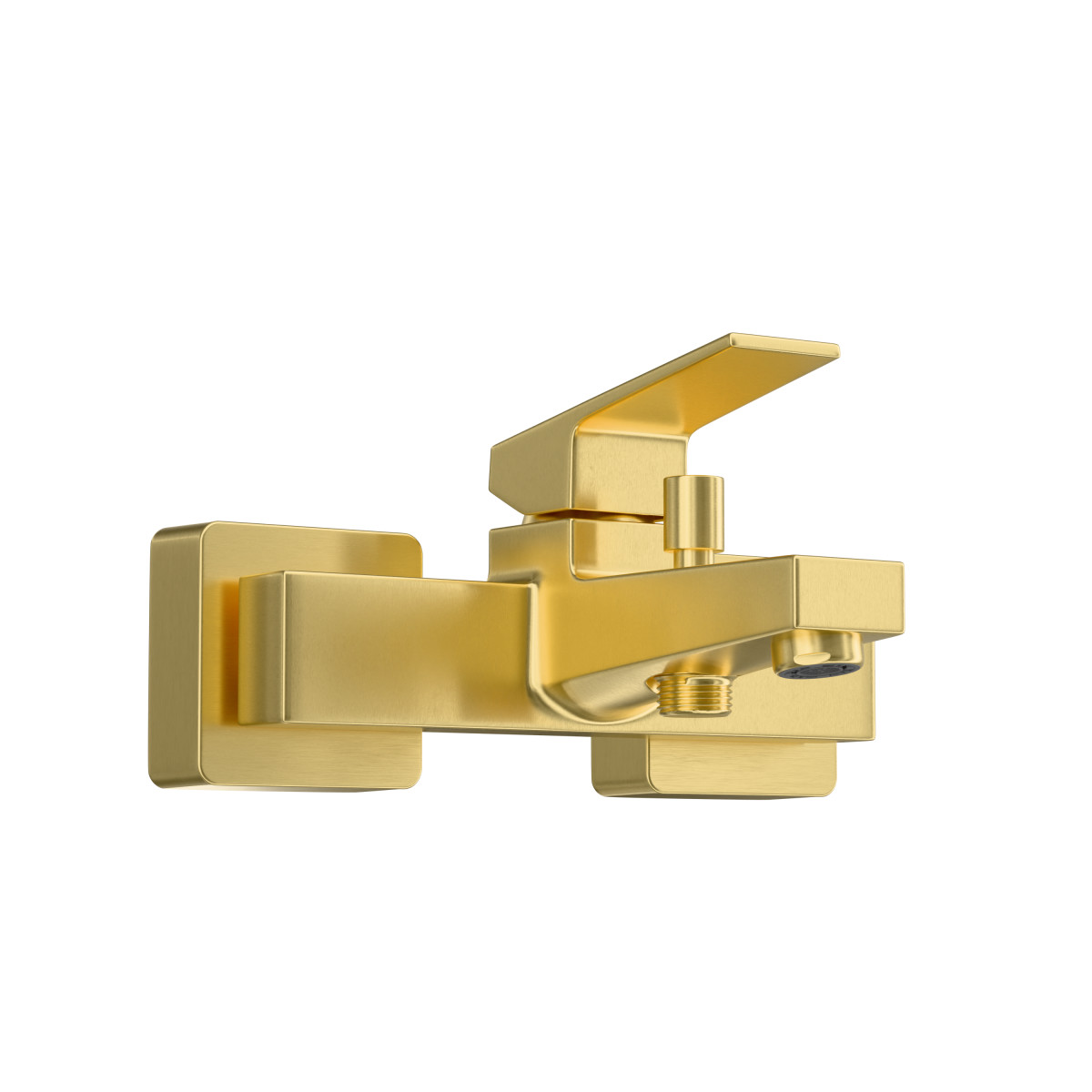 Настенный смеситель для ванны VitrA Minimax Square A4352025EXP однорычажный брашированное золото латунь