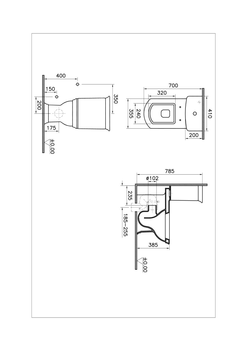 Унитаз-компакт напольный VitrA Serenada (Серенада) 9722B003-7205 с сиденьем микролифт белый санитарный фарфор