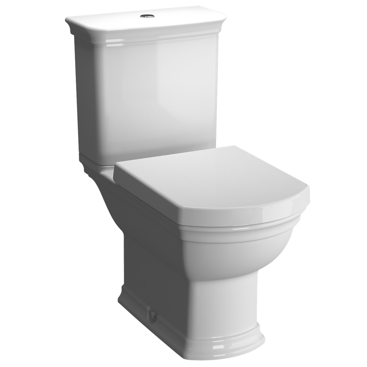 Унитаз-компакт напольный VitrA Serenada 9722B003-7205 с сиденьем микролифт белый санитарный фарфор